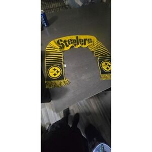 NEW PITTSBURGH STEELERS SCARF OFFICIAL NFL LICENSED BLACK & GOLD 6 1/2" X 60"